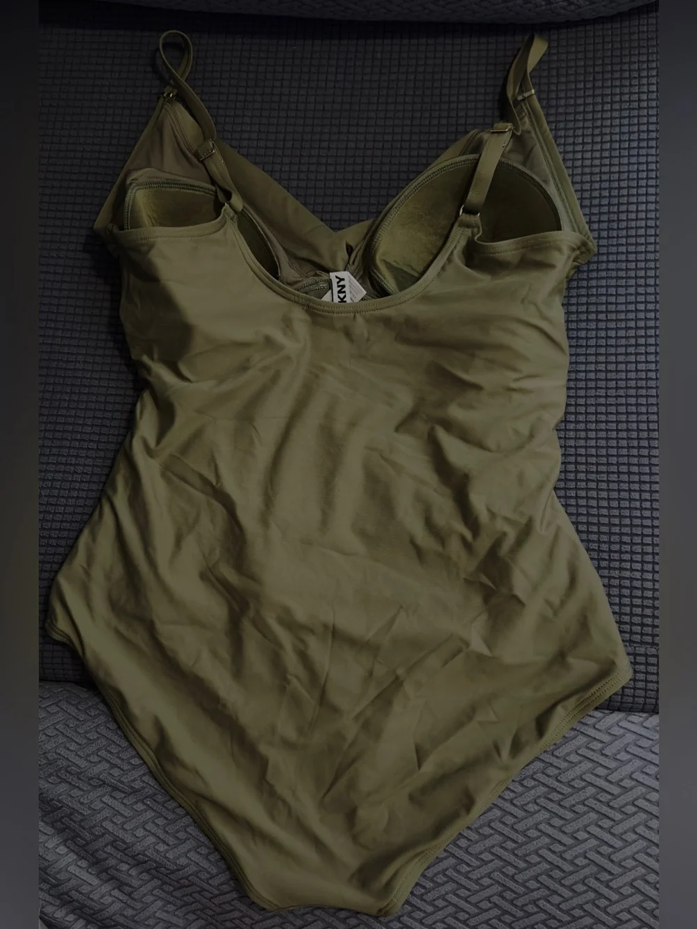 DKNY Women's One Piece Swimsuit Moss XXL brand new - Picture 6 of 8